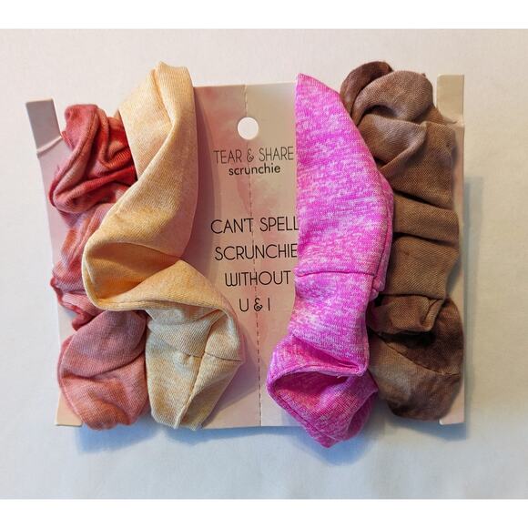 Ponytail Hair Tear and Share Friendship Scrunchie Set - Picture 3 of 5